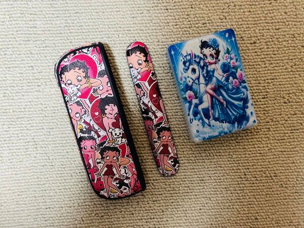 IQOS ILUMA i アイコスイルマ 専用ケース ドアカバー と IQOSヒートスティックケース セット No6 ピンク