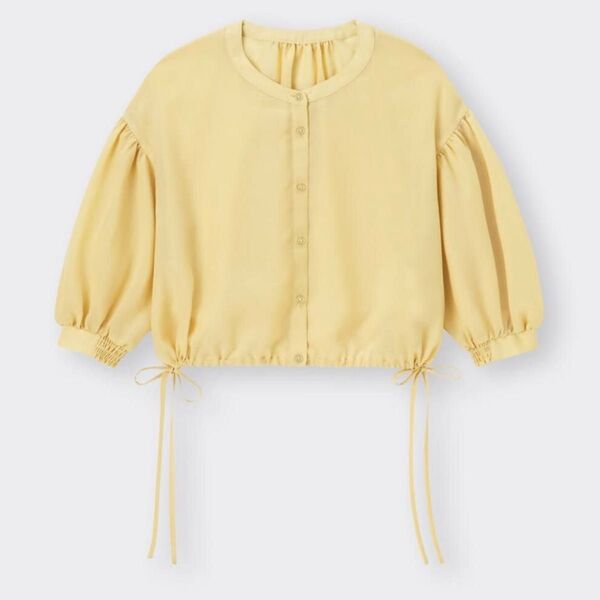 GU☆店舗限定 シアードロストリングブラウス L