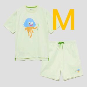 ドラクエ Mサイズ ルームウェア セットアップ ホイミン グラニフ Tシャツ パジャマ ドラゴンクエスト ドラゴンボール 鳥山明