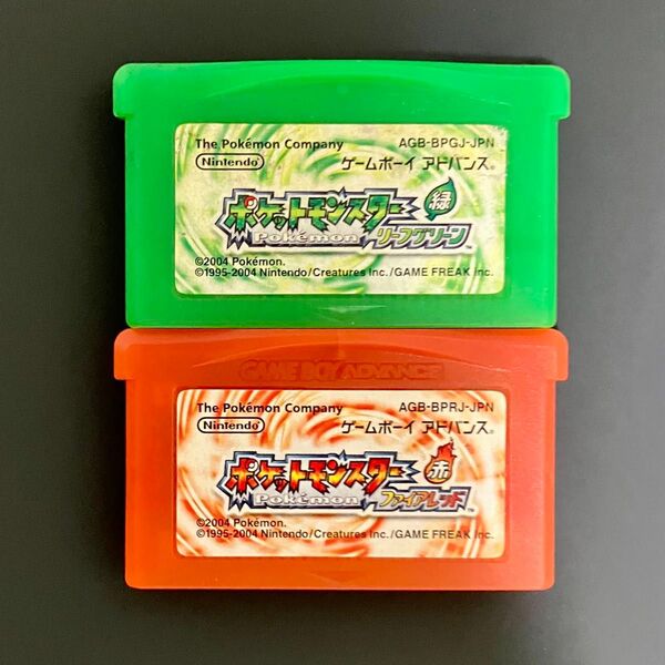 ポケットモンスター ファイアレッド リーフグリーン GBA ゲームボーイアドバンス ソフトのみ
