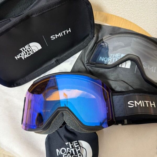 SMITH squadMAG THE NORTH FACE ケース付き