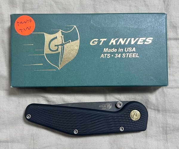 【値下げ中】GT KNIVES GTBLKTT ATS34 タントー 箱付き
