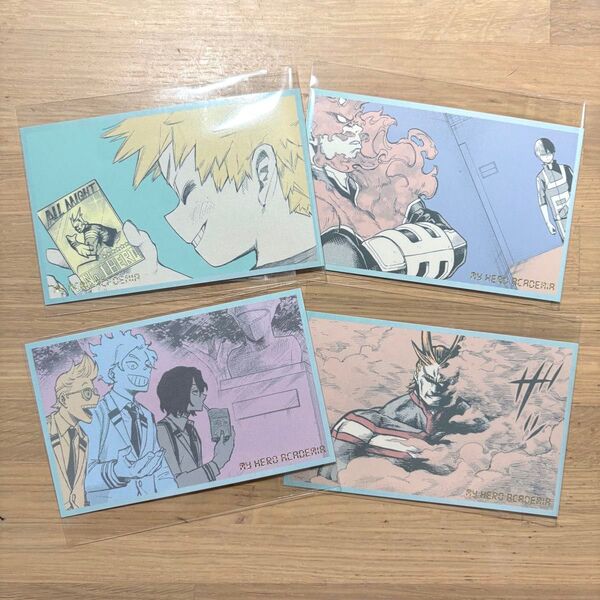 僕のヒーローアカデミア ヒロアカ ヒロアカ展 原画展 メモリアルコレクション 爆豪勝己 相澤 オールマイト 轟 エンデヴァー