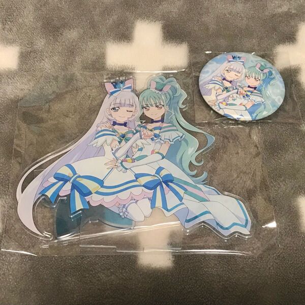 プリティ猫袋 アクリルスタンド 缶バッジ わんだふるぷりきゅあ!