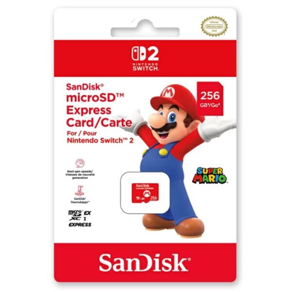 【新品未使用】SanDisk microSD Express Card 256GB for Nintendo Switch 2