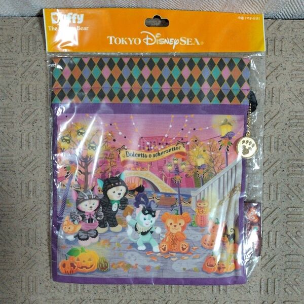 ディズニーシー 巾着 ハロウィン ダッフィー シェリーメイ ジェラトーニ