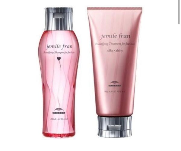 ジェミールフラン ハートシャンプー200ml&シルキーシャイニー180ml&メルティバターバーム