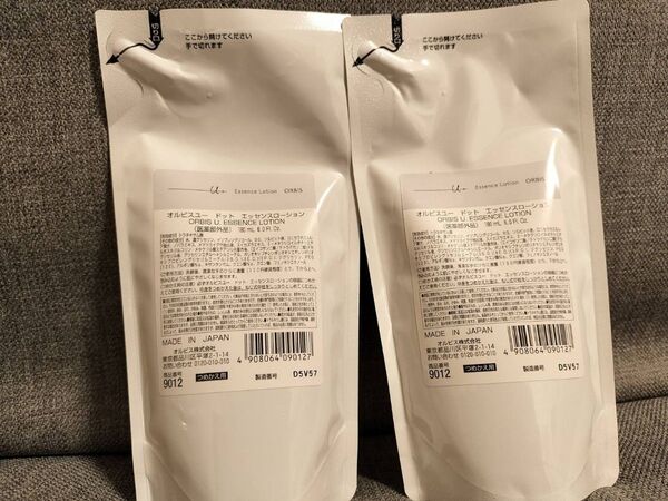 値下げ【新品・即日発送】ORBIS オルビスユードット エッセンスローション 詰替180ml (医薬部外品)×2袋