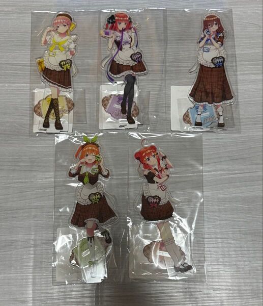 五等分の花嫁 アクリルスタンド 中野一花二乃三玖四葉五月