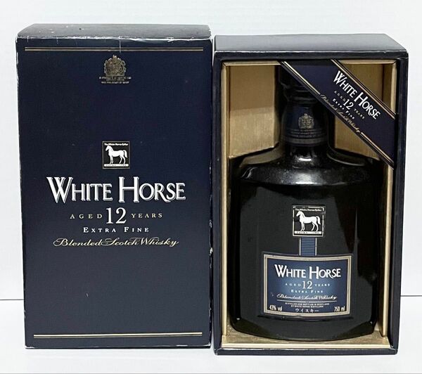 WHITE HORSE ホワイトホース 12年 エクストラファイン スコッチ ウイスキー 750ml アルコール分43% 古酒