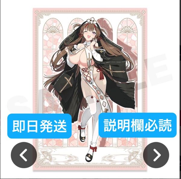 本日削除 WEBくじ 閃乱カグラ B賞 A3クリアポスター 鴇