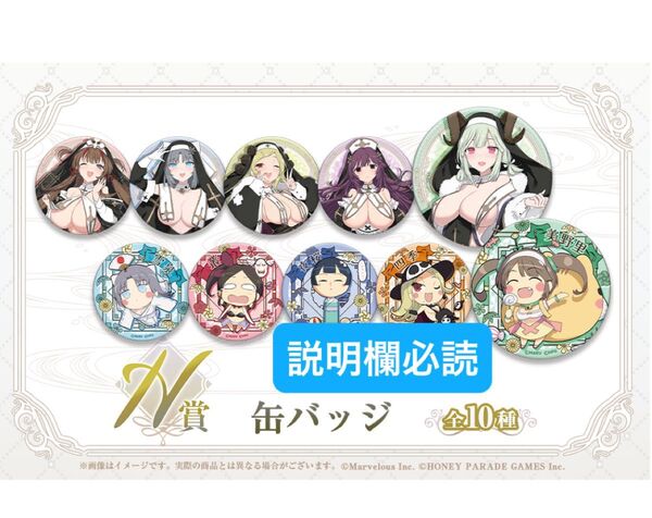 本日削除 WEBくじ 閃乱カグラ H賞 缶バッジ 全10種セット