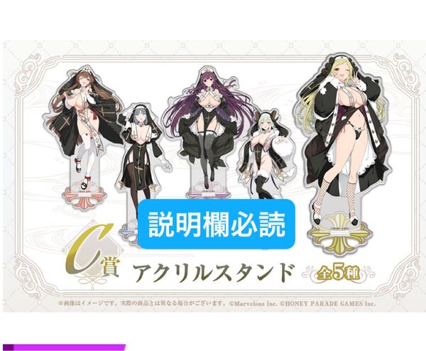 WEBくじ 閃乱カグラ C賞 アクリルスタンド 全5種セット