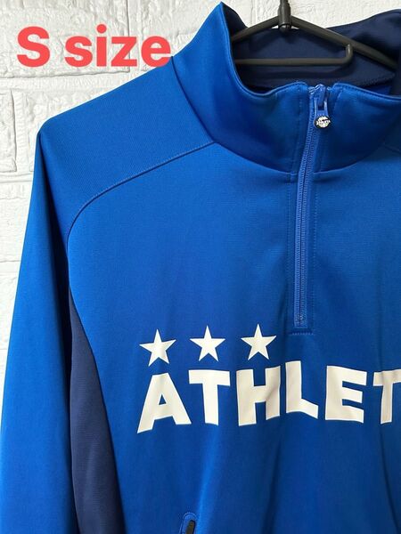 ATHLETA ジャージ アスレタ青 ジャケット フルジップS size