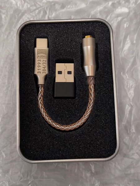 【新品未使用】CX31993 HiFi USB DAC ヘッドフォンアンプ Type-C 3.5mm ハイレゾ 高音質