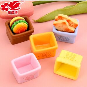 NO.208 ミニチュア カラフル パンケース 1個38円 5種×各1個セット175円