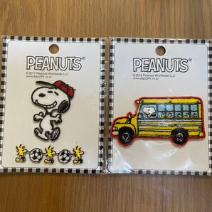 スヌーピー アイロンワッペン 3枚セット PEANUTS