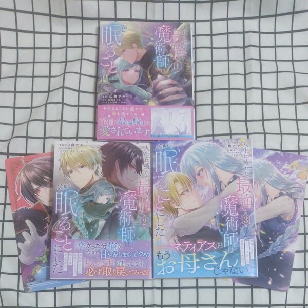 人生に疲れた最強魔術師は諦めて眠ることにした 全3巻セット 特典ビジュアルボード付き