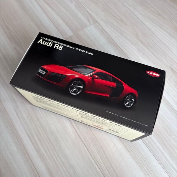 【ジャンク品】京商 1/18 AUDI R8 ダイキャストミニカー