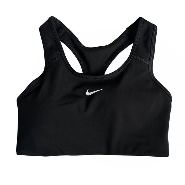 NIKE ナイキ センター スウォッシュ スポーツブラ ブラトップ クロスバック タンクトップ トップス インナー ブラック 黒