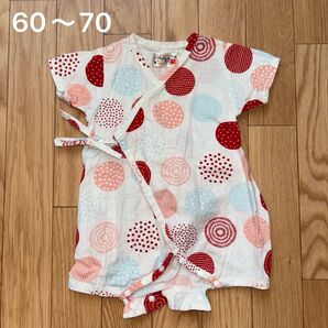 ベビー浴衣ロンパース 60〜70cm