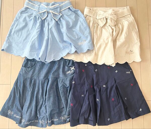 mezzo piano ショートパンツ スカート キュロット ボトムス ハーフパンツ メゾピアノ
