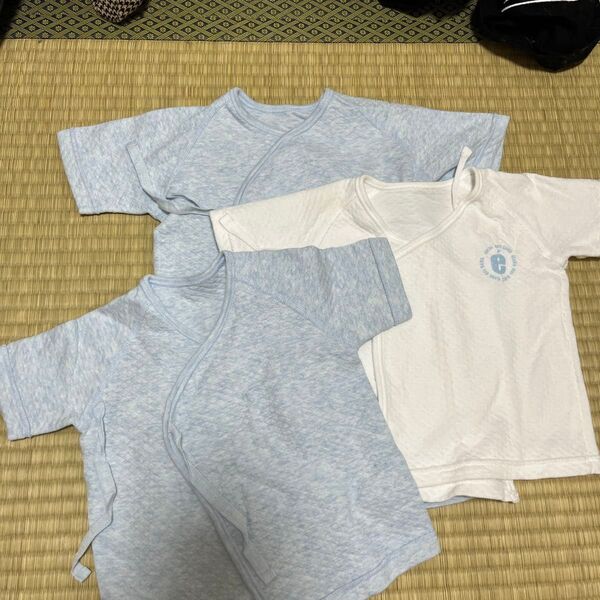 新生児 短肌着 3枚セット まとめ売り 50-60cm