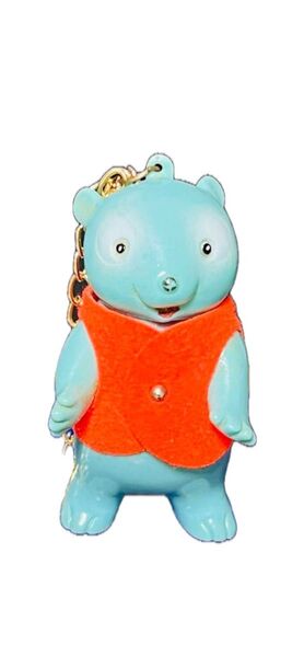 激レア・山ねずみ★ロッキーチャック★ソフビ★現状品★年代物★パトラ製★ペンダント 当時物