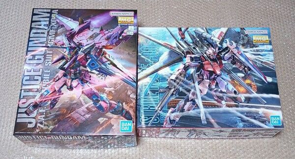 ガンプラ 機動戦士ガンダムSEED MG ジャスティスガンダム・ストライクルージュ オオトリ装備 Ver.RM セット 新品未開封