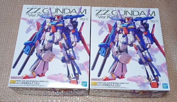 ガンプラ MG 機動戦士ガンダムZZ ダブルゼータガンダム Ver. Ka 2個セット 新品未開封