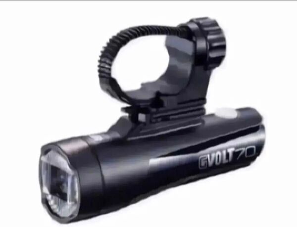 美品 Cateye ハンドルバー下側取付専用充電ライト、Gvolt 70 HL-EL551RC