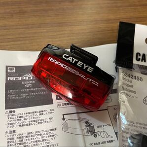 美品 Cateye 自動点灯テールライト Rapid micro Auto TL-AU620