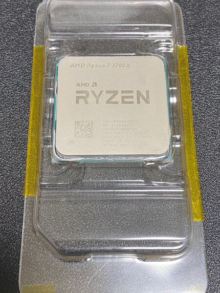 Ryzen7 3700X AMD AM4 動作確認のみ ほぼ未使用 ボックスのCPU単体