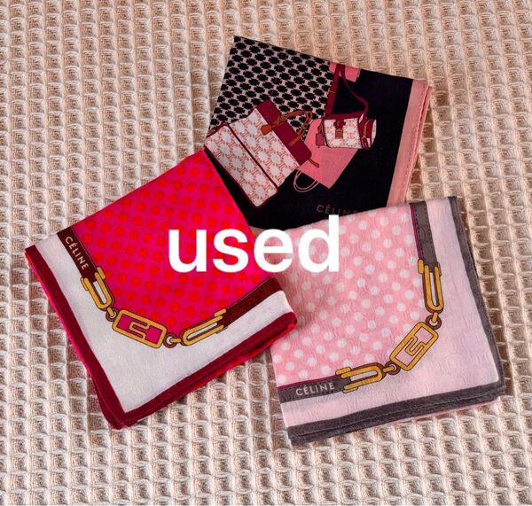 セリーヌハンカチ USED