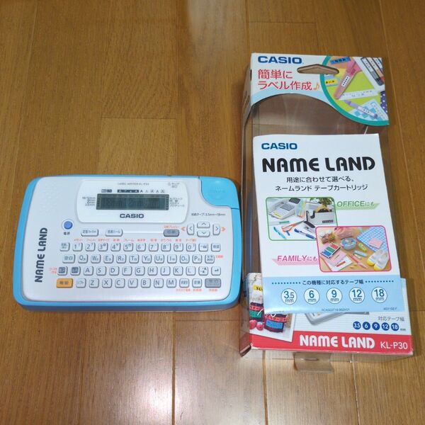CASIO カシオ NAMELAND ネームランド 本体 ブルー KL-P30 ラベルプリンター