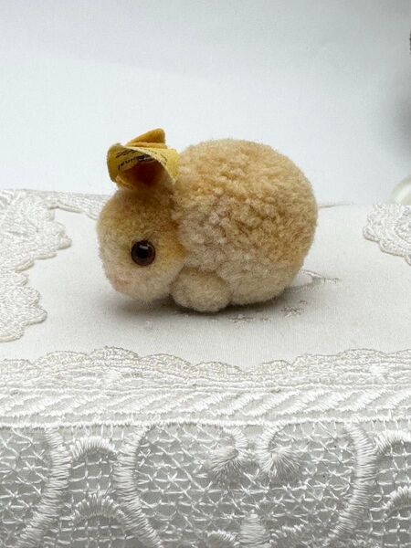 送料無料★シュタイフ★Woolen Rabbit 4cm オールIDs完品★ぽんぽんラビット/うさぎ/兎★ビンテージ★Steiff