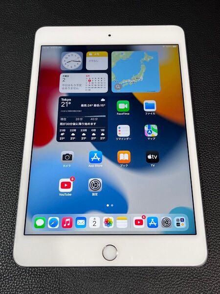 iPad mini4 第4世代 Wi-Fi 32GB シルバー バッテリー最大容量96% MNY22J/A