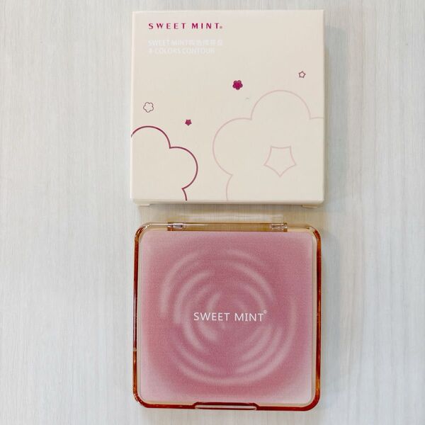 Sweet mint 2in1 シェーディング ハイライト 立体 多目的パレット コンタリング ベースメイク 4D マット