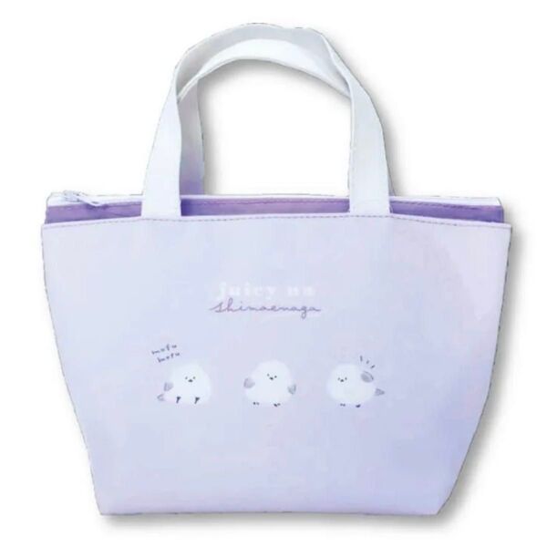 シマエナガ ランチバッグ 保冷バッグ 2way ミニトートバッグ
