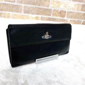 Vivienne Westwood 二つ折り財布 ブラック レザー