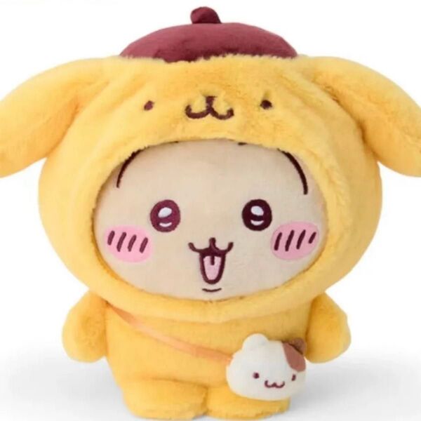 ちいかわ サンリオ うさぎ ポムポムプリン ぬいぐるみ コラボ お顔厳選 ちいかわらんど ナガノ ちいらん Sanrio