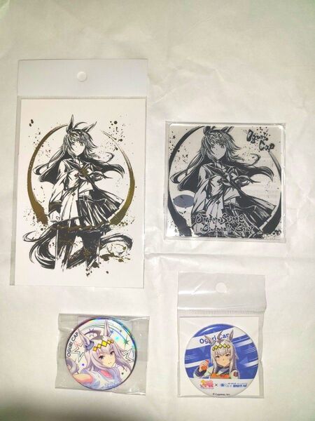ウマ娘プリティーダービー【オグリキャップ】墨絵 アクリルコースター