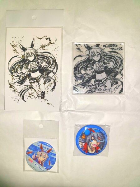 ウマ娘シンデレラグレイ【タマモクロス】墨絵 アクリルコースター