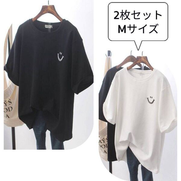 韓国トレンドTシャツ レディース 半袖 無地 オーバーサイズ シンプル夏服