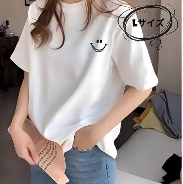 韓国トレンドTシャツ レディース 半袖 無地 オーバーサイズ シンプル夏服
