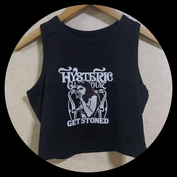 HYSTERICgrammar ヒステリックグラマー L ヒスガール タンクトップ ノースリーブ ノースリーブ