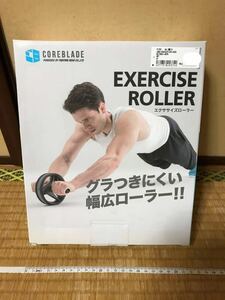 エクササイズローラー/EXERCISE ROLLER/クロステックスポーツ/CORE BLADE/未開封新品/検)筋力トレーニング.筋トレ.ホイール.腹筋.マッスル/