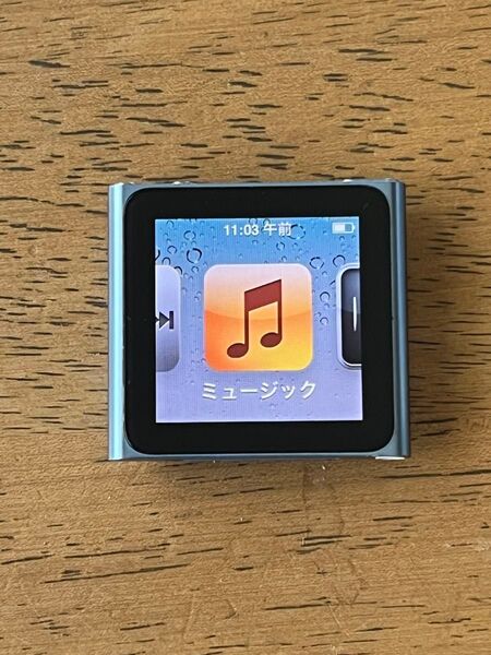 美品 Apple iPod nano 第6世代 8GBブルー