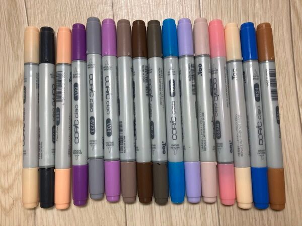 コピックチャオ 16本セット インクたっぷり! イラスト 同人 マーカー カラーペン 文房具筆記具 筆 ステーショナリー 蛍光ペン