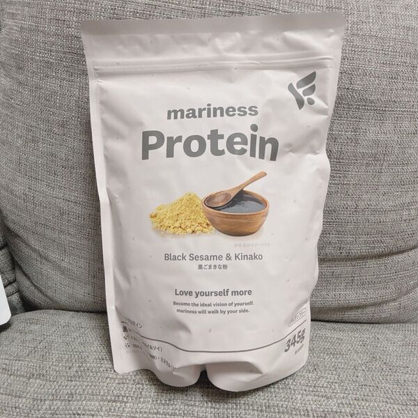 【新品未開封】マリネスプロテイン プロテイン 黒ごまきな粉 Protein marriness ホエイ ソイ Wプロテイン